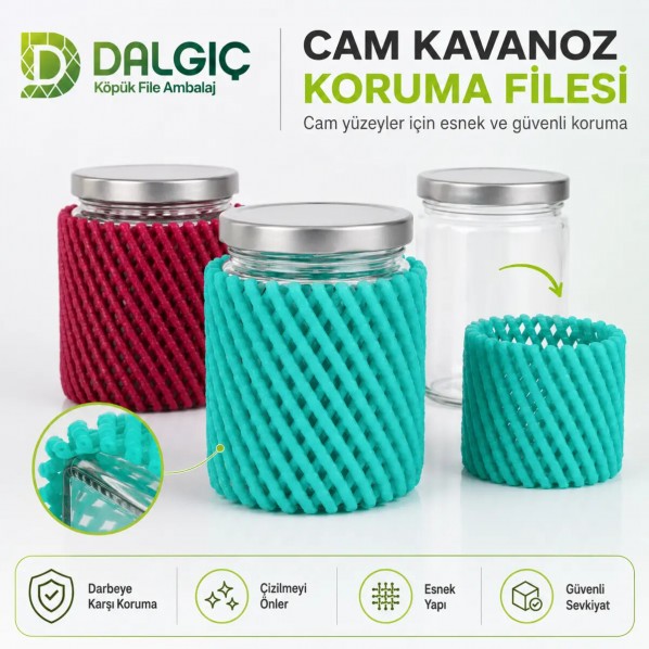 Cam Kavanoz Koruma Filesi Cam Kavanoz Koruma Filesi