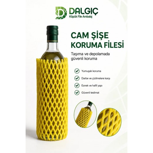 Cam Şişe Koruma Filesi